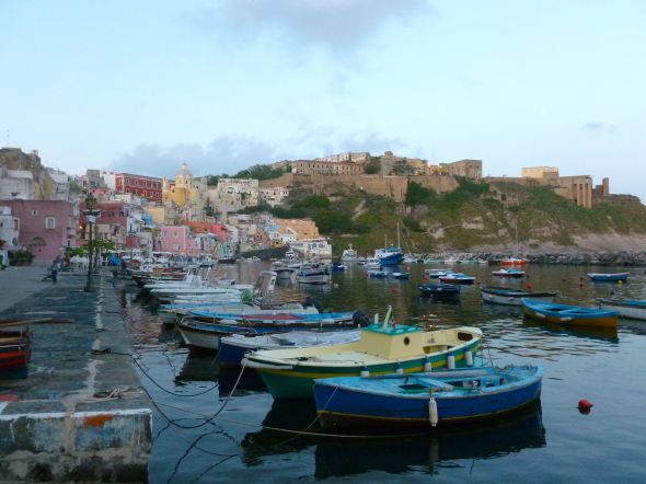 Fiskehamnen i Procida