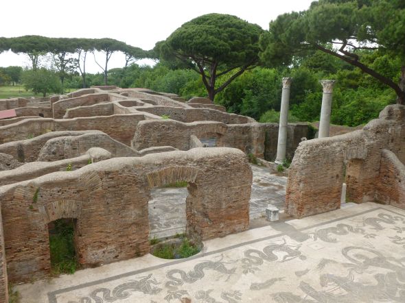 Mosaiken vid Terme di Nettuno, Neptuns termalbad