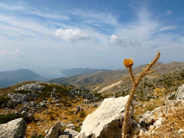 På toppen av Lefkas