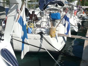 Det är sällan vi ser två finska flaggor