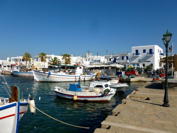 Fiskehamnen i Naousa