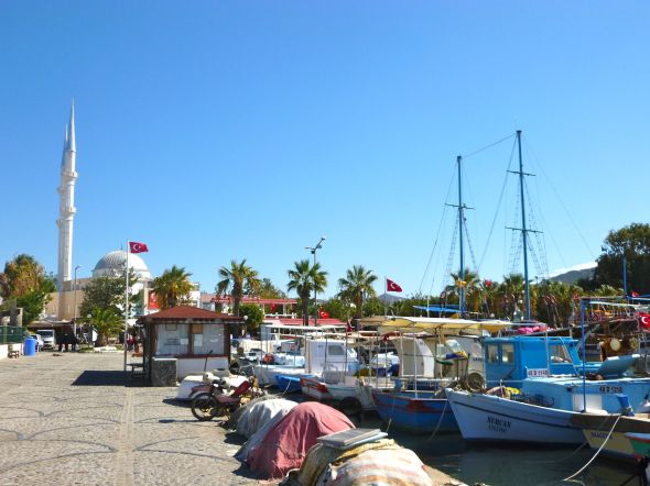 Fiskehamnen i Turgutreis