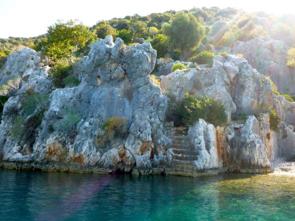 The sunken city i Kekova