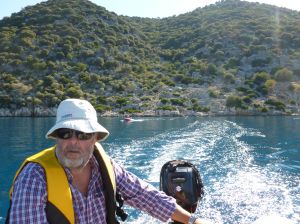 På väg tillbaka från den sjunkna staden