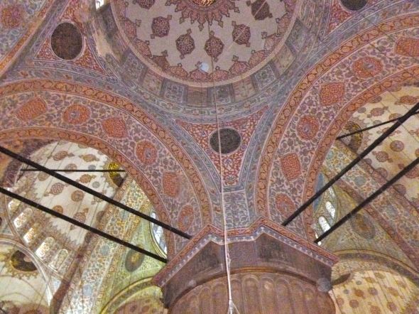 Blå moskén interiör