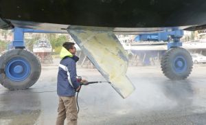 Tvätt av centerbord