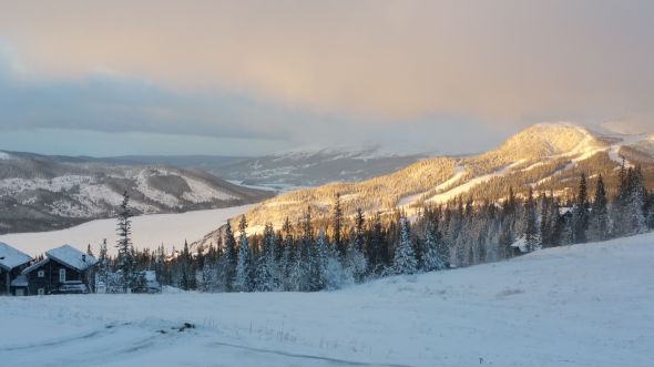 Utsikt från Björnen över Åresjön