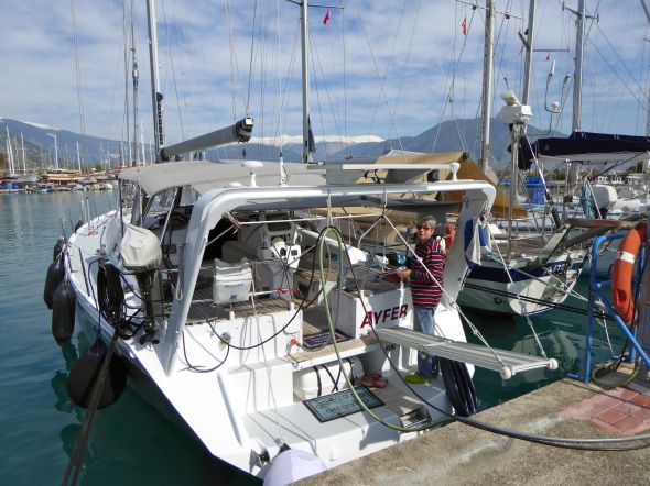 Nina finishing painting works 2015